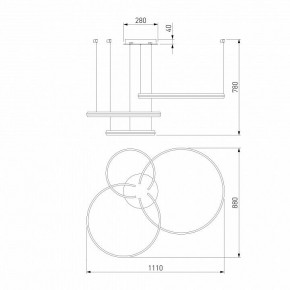 Подвесной светильник Eurosvet Gap 90180/3 сатин-никель в Нытве - nytva.mebel24.online | фото 5