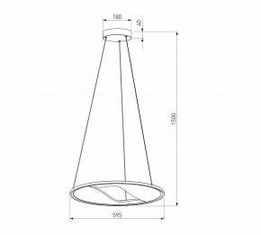 Подвесной светильник Eurosvet Occhio 40027/1 LED серый в Нытве - nytva.mebel24.online | фото 5