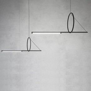Подвесной светильник Imperiumloft Suspension Cercle Et Trait – Graphite Satine 40.1282-0 в Нытве - nytva.mebel24.online | фото 4