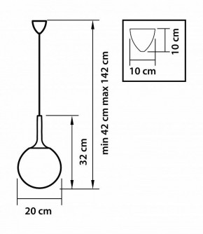 Подвесной светильник Lightstar Globo 813021 в Нытве - nytva.mebel24.online | фото 3