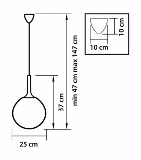 Подвесной светильник Lightstar Globo 813032 в Нытве - nytva.mebel24.online | фото 3