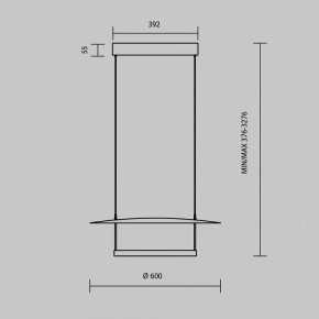Подвесной светильник Maytoni Ambience MOD280PL-L30B3K1 в Нытве - nytva.mebel24.online | фото 4