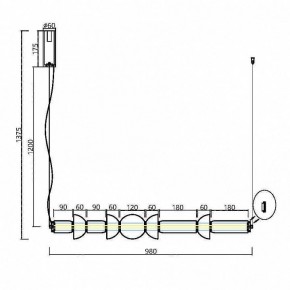 Подвесной светильник Maytoni Cosmo MOD210PL-L39BS3K в Нытве - nytva.mebel24.online | фото 7
