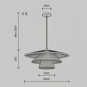 Подвесной светильник Maytoni Costa MOD394PL-01BS1 в Нытве - nytva.mebel24.online | фото 5