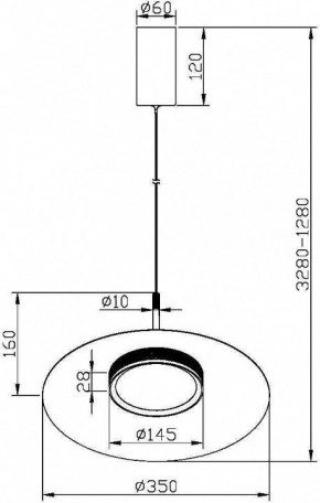 Подвесной светильник Maytoni Halo MOD041PL-L15B3K1 в Нытве - nytva.mebel24.online | фото 5