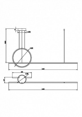 Подвесной светильник Maytoni Halo MOD247PL-L49BK в Нытве - nytva.mebel24.online | фото 2