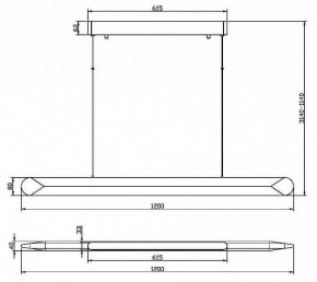 Подвесной светильник Maytoni Motion MOD276PL-L40B3K в Нытве - nytva.mebel24.online | фото 3