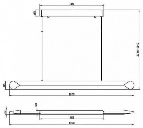 Подвесной светильник Maytoni Motion MOD276PL-L40W3K в Нытве - nytva.mebel24.online | фото 4