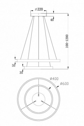 Подвесной светильник Maytoni Rim MOD058PL-L55W4K в Нытве - nytva.mebel24.online | фото 7
