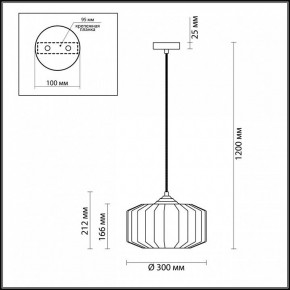 Подвесной светильник Odeon Light Binga 4746/1 в Нытве - nytva.mebel24.online | фото 6