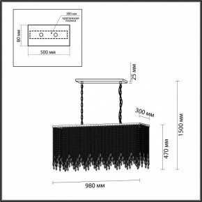 Подвесной светильник Odeon Light Chokka 5028/9A в Нытве - nytva.mebel24.online | фото 5