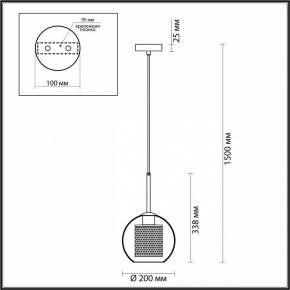 Подвесной светильник Odeon Light Clocky 4939/1 в Нытве - nytva.mebel24.online | фото 4