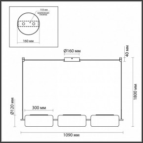 Подвесной светильник Odeon Light Kavia 5003/30L в Нытве - nytva.mebel24.online | фото 4
