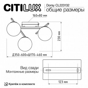 Потолочная люстра Citilux Dorsy CL223132 в Нытве - nytva.mebel24.online | фото 12