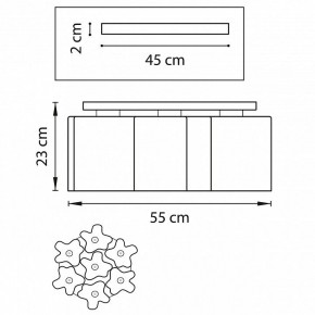 Потолочная люстра Lightstar Nubi 802073 в Нытве - nytva.mebel24.online | фото 2