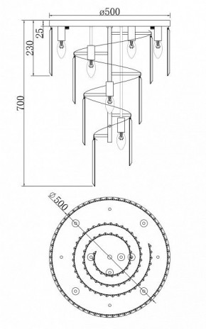 Потолочная люстра Maytoni Louis RC007CL-08CH в Нытве - nytva.mebel24.online | фото 3