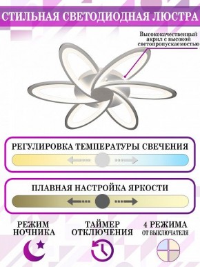 Потолочная люстра Natali Kovaltseva Smart home LED LAMPS 81217 в Нытве - nytva.mebel24.online | фото 5