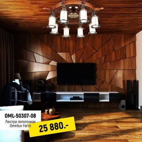 Потолочная люстра Omnilux Ferro OML-50307-08 в Нытве - nytva.mebel24.online | фото 2