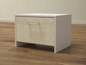 PROxSON Тумба Varna (ЛДСП Белая+ткань Белый/Savana Milk (молочный)) 51x40 в Нытве - nytva.mebel24.online | фото