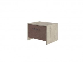 PROxSON Тумба Varna (ЛДСП+ткань Бунратти/Tesla Брауни) 51x40 в Нытве - nytva.mebel24.online | фото