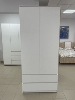 Шкаф 2-ств. с 2 ящиками "Бьянко" в Нытве - nytva.mebel24.online | фото 3