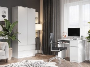 Шкаф 2-ств. с 2 ящиками "Бьянко" в Нытве - nytva.mebel24.online | фото 4