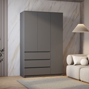Шкаф 3-х створчатый Симпл ШК-08 (графит) в Нытве - nytva.mebel24.online | фото 3