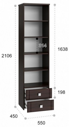 Шкаф для белья Изабель ИЗ-63К с зеркалом в Нытве - nytva.mebel24.online | фото 3