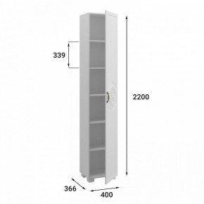Шкаф для белья Монблан МБ-22К в Нытве - nytva.mebel24.online | фото 5