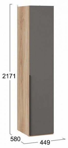 Шкаф для белья Порто СМ-393.07.001 в Нытве - nytva.mebel24.online | фото 3