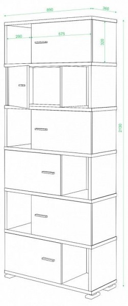 Шкаф комбинированный Домино СБ-30/6 в Нытве - nytva.mebel24.online | фото 2