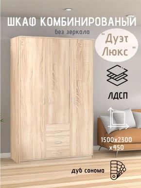 Шкаф комбинированный Дуэт Люкс без зеркала в Нытве - nytva.mebel24.online | фото 5