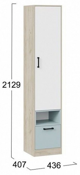 Шкаф комбинированный Оливер 401.002.000 в Нытве - nytva.mebel24.online | фото 3