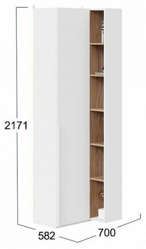 Шкаф комбинированный Порто СМ-393.21.024 в Нытве - nytva.mebel24.online | фото 2
