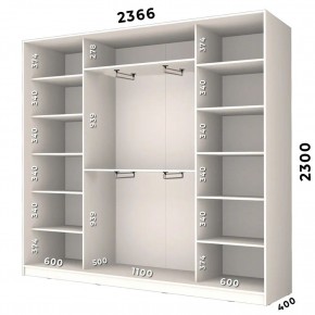 Шкаф-купе ХИТ 23-4-24/2-5555 (420) в Нытве - nytva.mebel24.online | фото 2