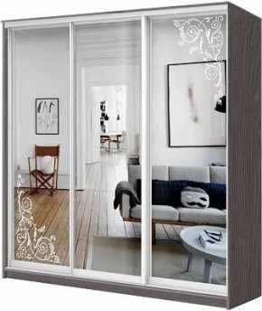 Шкаф-купе ХИТ 24-18-656 ОРНАМЕНТ в Нытве - nytva.mebel24.online | фото