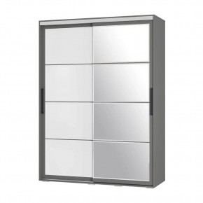 Шкаф-купе Крафт-6 1.6 м ШКК-06 (графит) в Нытве - nytva.mebel24.online | фото 3