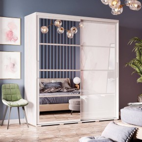 Шкаф-купе Крафт-6 1.6 м ШКК-06 (ясень белый) в Нытве - nytva.mebel24.online | фото