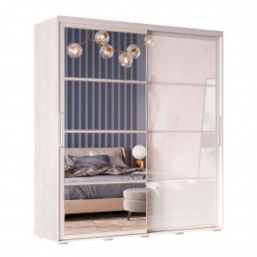 Шкаф-купе Крафт-6 1.6 м ШКК-06 (ясень белый) в Нытве - nytva.mebel24.online | фото 3