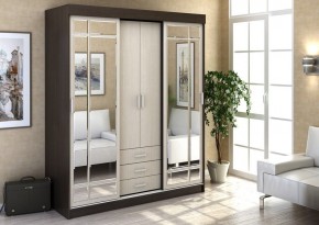Шкаф-купе Лидер 1 венге-дуб в Нытве - nytva.mebel24.online | фото 2