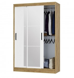Шкаф-купе Тайм ШКК-03 (крафт/белый) в Нытве - nytva.mebel24.online | фото 2