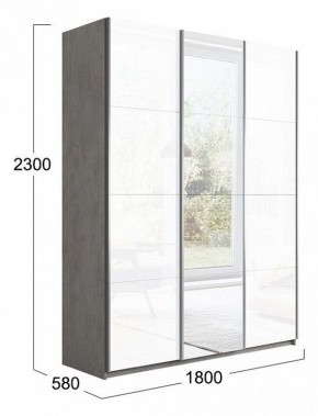 Шкаф-купе Траст СШК 2.180.60-15.13.15 в Нытве - nytva.mebel24.online | фото 3