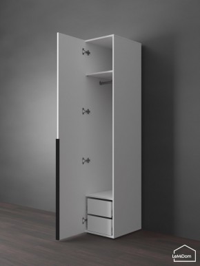 Шкаф Linnea MHR-1-3 2050х400х510 (Белый-М 11.1.2) в Нытве - nytva.mebel24.online | фото 5