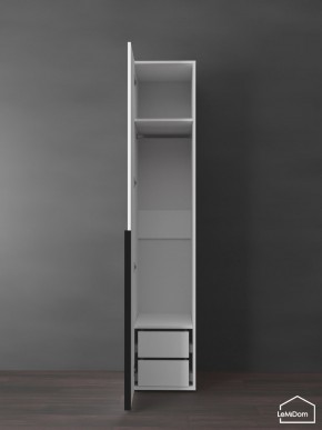 Шкаф Linnea MHR-1-3 2050х400х510 (Белый-М 11.1.2) в Нытве - nytva.mebel24.online | фото 6