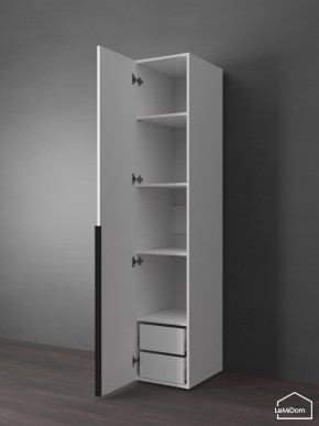 Шкаф Linnea MHR-1-3 2050х400х510 (Белый-М 11.1.2) в Нытве - nytva.mebel24.online | фото 5