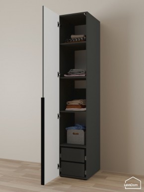 Шкаф Linnea MHR-1-4 2050х400х510 (Графит-М 11.1.25) в Нытве - nytva.mebel24.online | фото 5