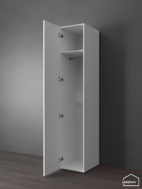 Шкаф Linnea MHR-1PO 2050х400х510 (Белый-М 11.1.2) в Нытве - nytva.mebel24.online | фото 4