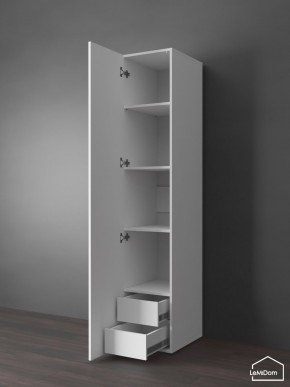 Шкаф Linnea MHR-1PO-4 2050х400х510 (Белый-М 11.1.1) в Нытве - nytva.mebel24.online | фото 4