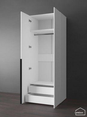 Шкаф Linnea MHR-2-3 2050х800х510 (Белый-М 11.1.2) в Нытве - nytva.mebel24.online | фото 5