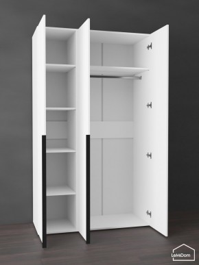Шкаф Linnea MHR-3-1 2050х1200х510 (Белый-М 11.1.1) в Нытве - nytva.mebel24.online | фото 4